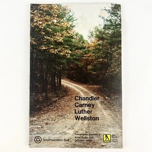 1983 Oklahoma Chandler Carney Luther Wellston Phone Book Bell Yellow Pages - Picture 1 of 3