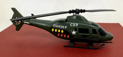 Vintage Majorett 1988 ☆ Sonic Flashers ☆ Army Helicopter CXR - No Batteries Foto 1 de 4