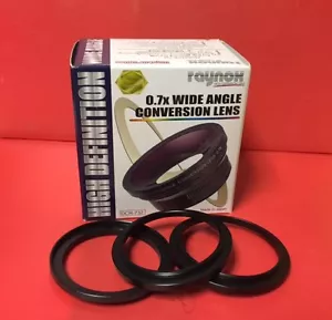 RAYNOX DCR-732 Wide Angle lens 0.7x - 46mm 43mm Canon HV20/GL-1/GL-2 XM-1/XM-2 - Picture 1 of 10