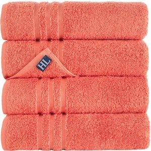 Premium Bath Towel- 100% Cotton Towel 600 GSM Perfect for Daily Use (Set of 4) - Picture 1 of 88
