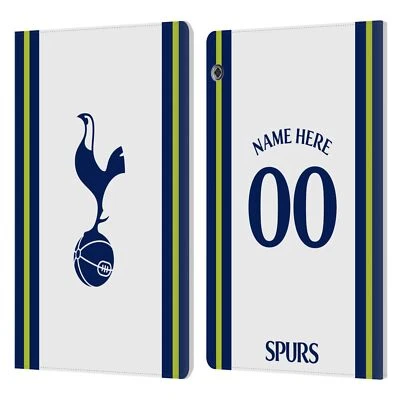 CUSTOM TOTTENHAM HOTSPUR F.C. 2022/23 KIT LEATHER BOOK CASE HUAWEI XIAOMI TABLET - Image 1 of 4