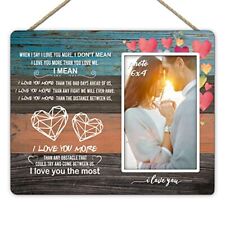 When I Say I Love You More Picture Frame, Couples Picture Frames, Couple Pict...