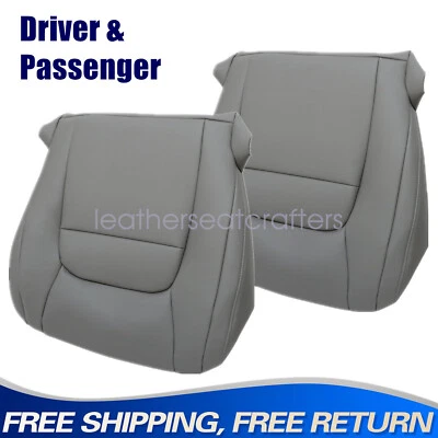 Front Both Side Bottom Seat Cover Dark Gray For 2008 to 2015 Toyota Land Cruiser - Изображение 1 из 4