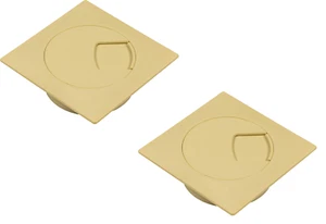 Kabeldurchlass beige Kunststoff Kabeldurchführung Ø 60 80 mm eckig Kabeldose Set - Bild 1 von 10