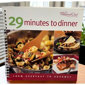 Pampered Chef Cookbook 29 Minutes to Dinner Everyday to Gourmet Recipes - Bild 1 von 10