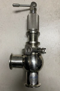 Tri-Clamp Sanitary Pressure Relief Valve - Picture 1 of 3