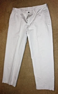 Haggar Everywhere Flat Front Khaki 38X30, Light Beige 100% Cotton - Picture 1 of 8
