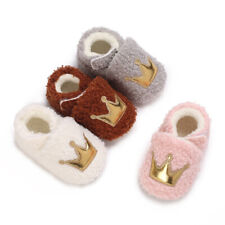 Newborn Baby Girl Crib Shoes Toddler Comfortable Warmer Booties First Step Shoes