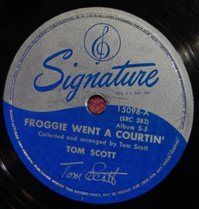 Tom Scott Sing of America Disc 2 #15098 78 PLAY GRADED Fully Tested - Picture 1 of 4