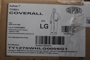 Dupont TY127S Stoff Schutz Tyvek 6er Pack Größe LARGE Overalls - Bild 1 von 5