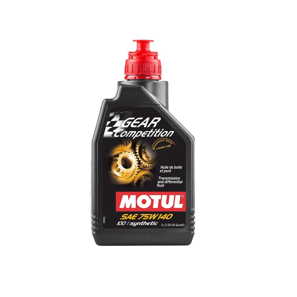 Motul Gear Competition SAE 75W140 100% Synthetic Trans & Differential Fluid 1L Foto 1 de 1