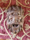 Architectural salvage Gothic/Greek Mythology hand carved Cyclops pediment 