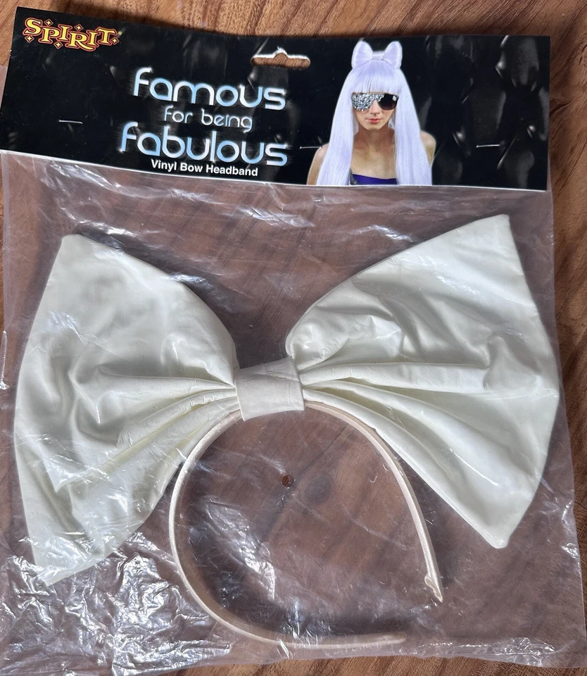 Diadema de vinilo Spirit Halloween Lady Gaga Foto 1 de 1