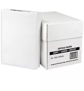 More details for white paper a4 printer copier 1 2 3 4 5 reams of 500 sheets photocopy stationary