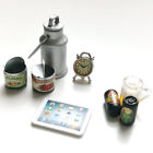 1Set 1/12 Scale Dollhouse Miniatures Can Kettle Drink Food Bottle Groceries Set