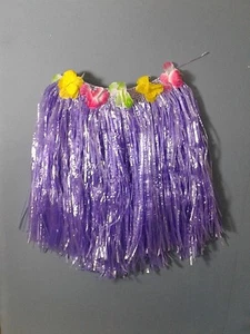 CARNEVALE GONNELLINO HAWAII BABY COLORE VIOLA LILLA Party Festa Dj Animazione  - Foto 1 di 1