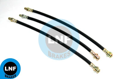 AMC Javelin SST AMX V8 Drum Brake Hose X3 Front Rear 69 70 71 72 1969-1972 - Image 1 of 4