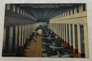 Turbines In Interior Of Power House Of Wilson Dam, Tuscumbia, Alabama. PC (T2) - Picture 1 of 2