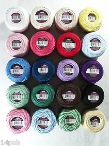2ply 100% Double Mercerised Crochet Cotton Yarn SATIN Finish Sullivans Knitting - Picture 1 of 12