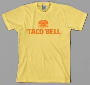 Camiseta Taco Bell Retro Logo Auténtica Comida Rápida Taco Burrito Nacho Años 70 Años 80 Años 90 - Imagen 1 de 5
