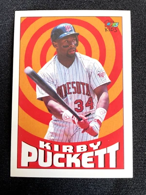 1992 Topps Kids #109 Kirby Puckett - Image 1 of 2