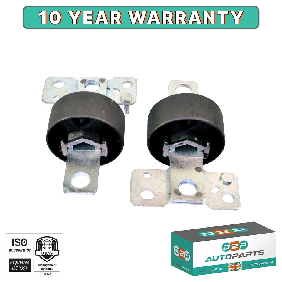 2x REAR TRAILING ARM/CONTROL ARM BUSHES FOR FORD MONDEO MK4 S-MAX GALAXY (WA6)