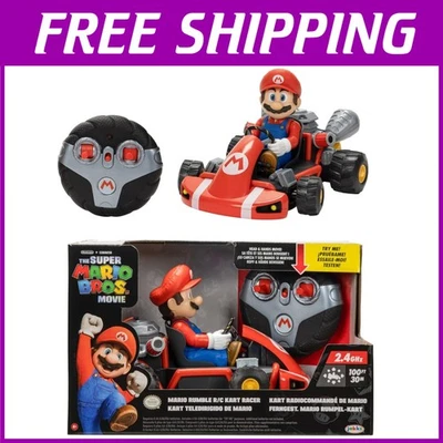 Super Mario Bros. Movie RC Car - Lights, Sounds, 2.4GHz - Image 1 of 4