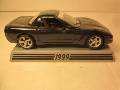 DANBURY MINT 1/43 DIECAST  CORVETTE, 1999 BLACK 345 HP COUPE 50th ANNIV. SERIES - Image 1 of 4