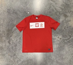 CAMISETA DE FUTBOL POLONIA 2012/2014 VISITANTE BÁSICA CAMISETA NIKE TALLA XL - Imagen 1 de 9