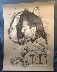 Hozier Concert Poster 2025 Boston MA Fenway Park June 23 - Picture 1 of 9