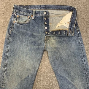 Levi's 501 XX Original Straight Fit Herrenjeans Größe 33 x 34 Distressed Blau Denim - Bild 1 von 10