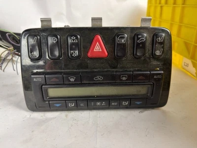 98-03 Mercedes W208 CLK430 Hazard Door Lock Switch W/ AC A/C Climate Control OEM - Image 1 of 4