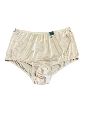 Vanity Fair Brief Panties Womens 5XL Perfectly Yours Ravissant Brief Beige Satin - Image 1 of 4