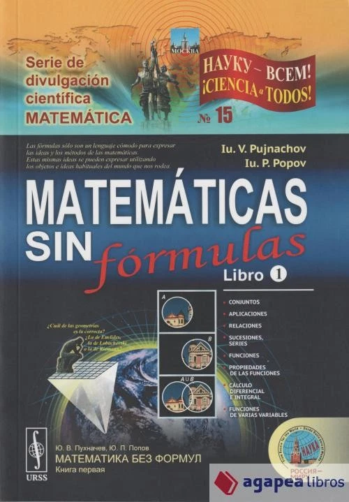 Matemáticas sin fórmulas. Libro 1. NUEVO. ENVÍO URGENTE (Librería Agapea) - Imagen 1 de 1