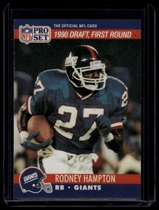 1990 Pro Set #692 Rodney Hampton - Imagen 1 de 2