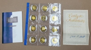 Marshall Islands 1994 Wonders of Solar System Commemorative 12-Coin Set Brass - Picture 1 of 19