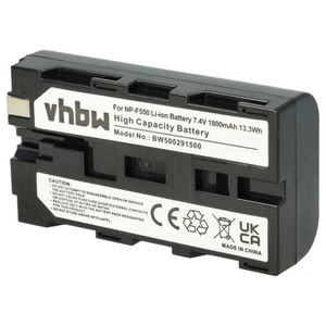 Batterie comme Sony NP-730 NP-530 NP-F570 NP-F550 NP-F530 NP-F330 NP-930 1800mAh - Photo 1/9