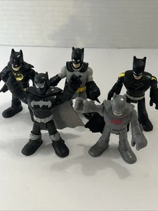 DC Comics Imaginext Figures Lot Different Batman Versions Lot of 5 - Picture 1 of 4