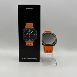 Samsung Galaxy Watch Ultra 47mm szary tytan z pomarańczowym granatowym (LTE) - doskonały - Zdjęcie 1 z 5