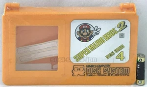 FAMICOM DISK SYSTEM CARD SOFT CASE FDS SUPER MARIO BROS 2 JAPAN NEW - Picture 1 of 8