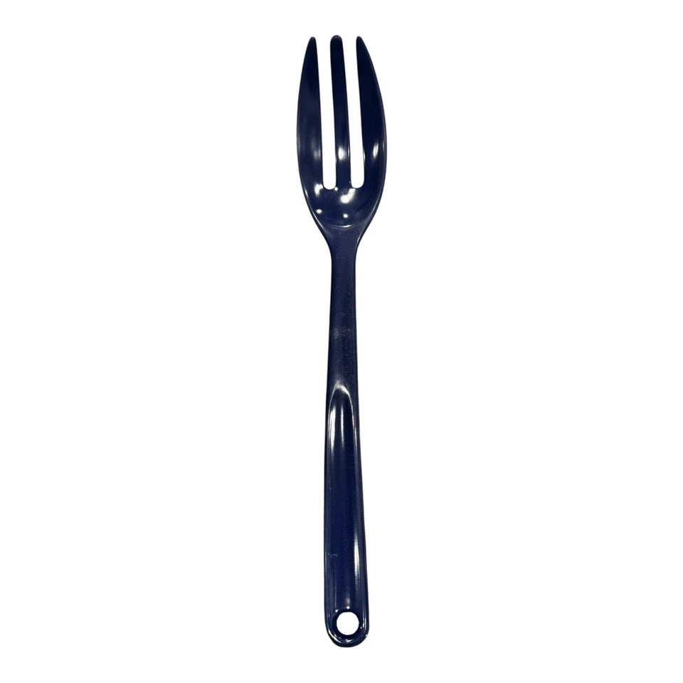 Trudeau Hollinger Design 2530 Slotted Serving Spoon Navy Blue Kitchen Utensil - Image 1 of 4