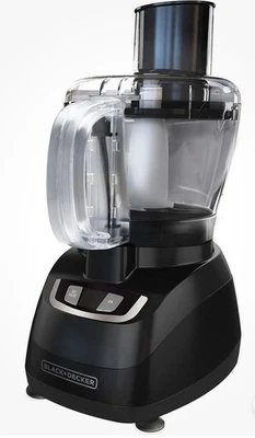 BLACK+DECKER Electric Food Processor 8 Cup Vegetable Chopper Shredder Slicer New - Image 1 of 4