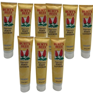 9 Pack Burt’s Bees Peppermint Foot Lotion 3.38 oz Each Soothing Moisturizer - Picture 1 of 1