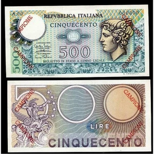 500 Lire Mercurio 1974 Campione FDS c. certificato peritale - Foto 1 di 1