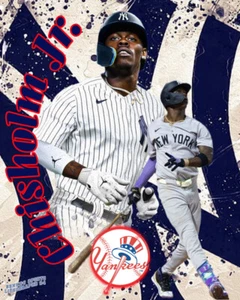 New York Yankee Lithograph print of Jazz Chisholm Jr. 2024 - Picture 1 of 1