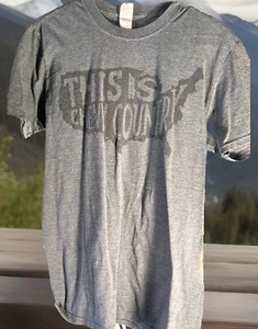 T-shirt grigia stampa "This Is Chevy Country" manica corta Chevrolet uomo taglia ~ M - Foto 1 di 4