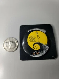 Vintage Nightmare Before Christmas Pinback Button Disney Tim Burton 90's - Picture 1 of 2