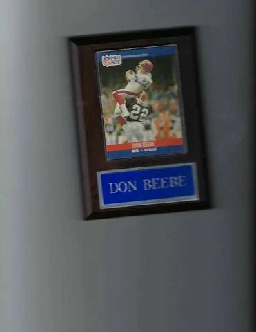 DON BEEBE PLAQUE BUFFALO BILLS FOOTBALL NFL   C Cover