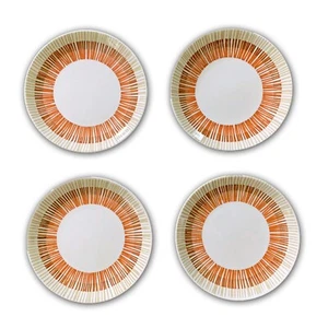 Royal China USA, Kavalier, strahlendes Muster, 6,38" Dessertteller, 4er Set - Bild 1 von 3