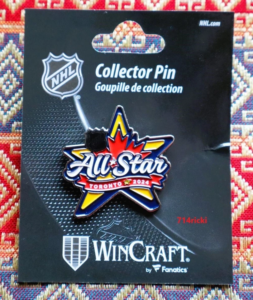2024 NHL All Star Game Pin Lapel Collector Toronto Maple Leafs Official - Image 1 of 1